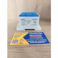 Fővezetéki elosztóblokk, 1P, Cu/Al, 3x6-95 mm2, kék