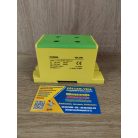 Fővezetéki elosztóblokk, 1P, Cu/Al, 2x35-240 mm2, zöld/sárga 