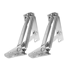   2 db háromszögletű rugós zsanérkészlet, bal-jobb, 15x5cm