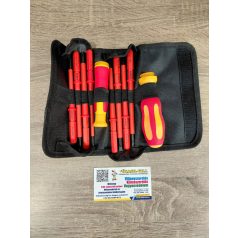   Precíziós csavarhúzó készlet, 10 db, szigetelt, ultravékony, sokszínű, ergonomikus fogantyúval