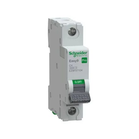 Kismegszakító 4A 1P C-jelleg 240V AC 6kA/60898 Easy9 Pro Schneider EZ9F57104