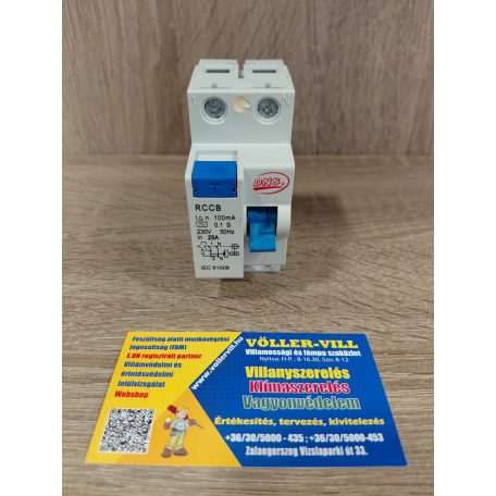 DNS 2P 25A 100 mA áramvédő