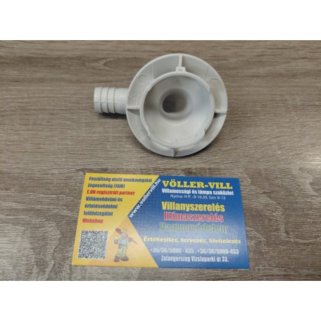 CSEPPVÍZ KIVEZETŐ  PIPA d:19 mm