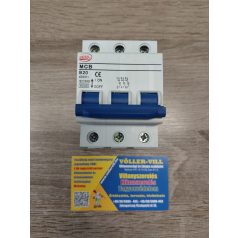 Kismegszakító 3P B 20A DNS MCB 