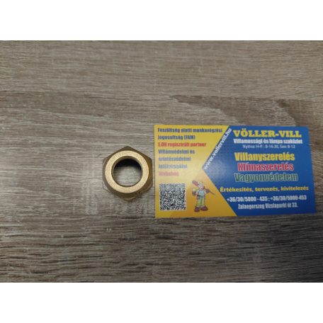 RÉZCSŐ HOLLANDER (RÖGZÍTŐ ANYA) 1/2"-12 mm