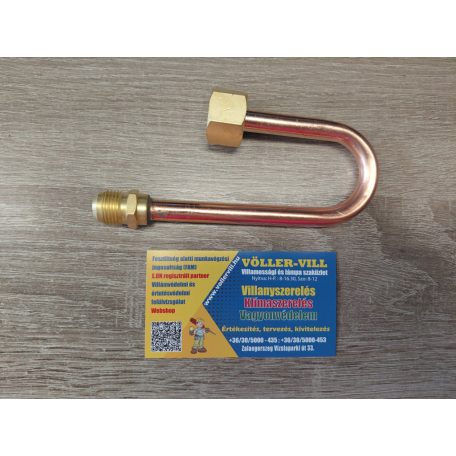 RÉZCSŐ FORDÍTÓ CSATLAKOZÓ 1/4"x3/8"