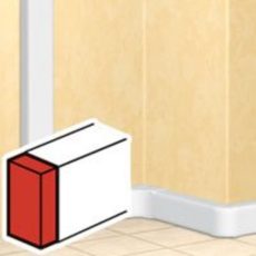 Legrand DLP 10704 végzáró 105x65