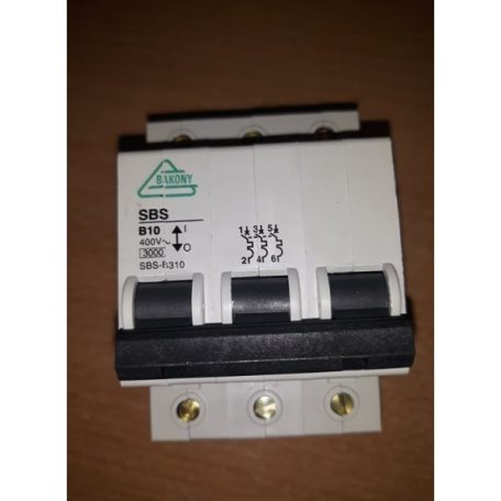 SBS-C310 kismegszakító 3P C-10A