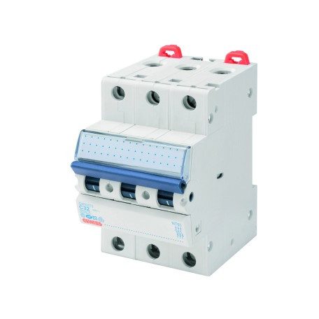 MINIATÜR MEGSZAKÍTÓ - MT 100- 3P JELLEMZŐ B 16A - 3 MODUL