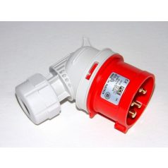   16A CEE szögdugó IP44 5 tűs - 16A szögdugó 5p 6h - PCE 8015-6 -