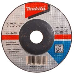 MAKITA Fém csiszolótárcsa 125x6x22,2mm, D-18465