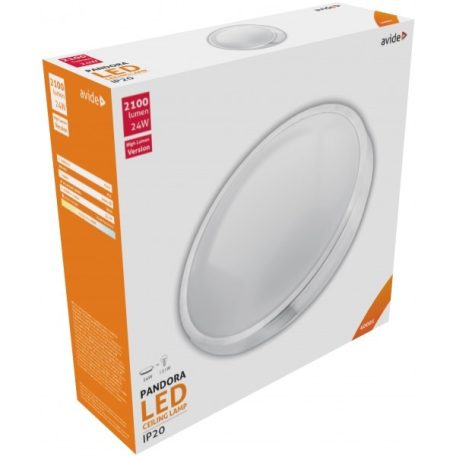 Avide LED Mennyezeti Lámpa Pandora (Alu) 24W 380*110mm NW 4000K