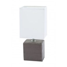 Fehér-szürke színű kerámia asztali lámpa