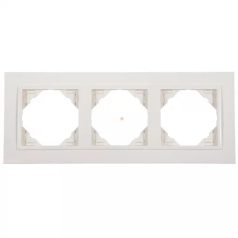   Efapel Logus90 Animato hármas keret elefántcsont/elefántcsont 90930 TMM