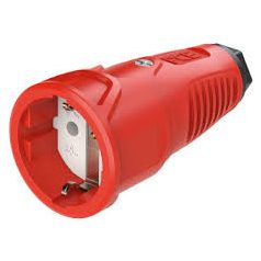   PCE földelő érintkező csatlakozó gumi (piros/fekete) ÚJ