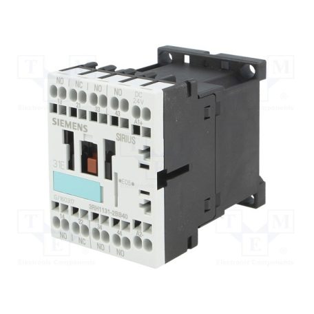 Nagy teljesítményű védőkapcsoló 3NO 24V 7A 3kW, Siemens 3RT1015-1JB41