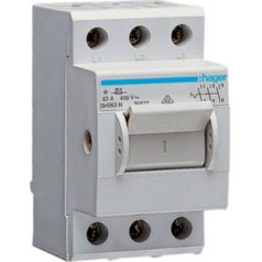 Szürke 3 pólusú 63 A 230 V/AC, 400 V/AC Hager SH363N