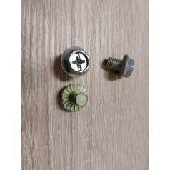 Kereszthornyos hatlapfejű csavar M8x10